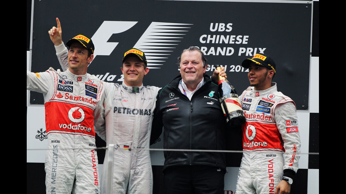 Podium - GP China 2012