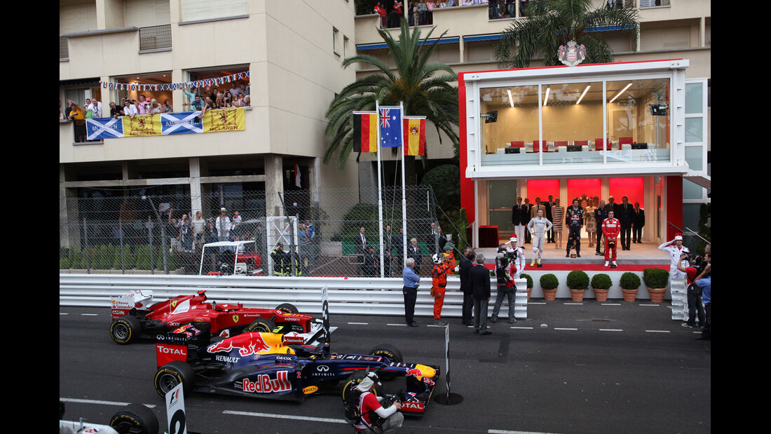 Podium - GP Monaco 2012