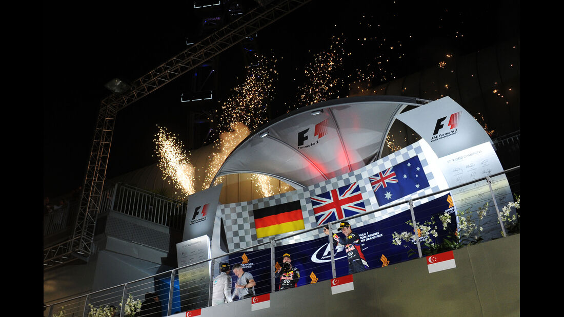 Podium - GP Singapur 2014