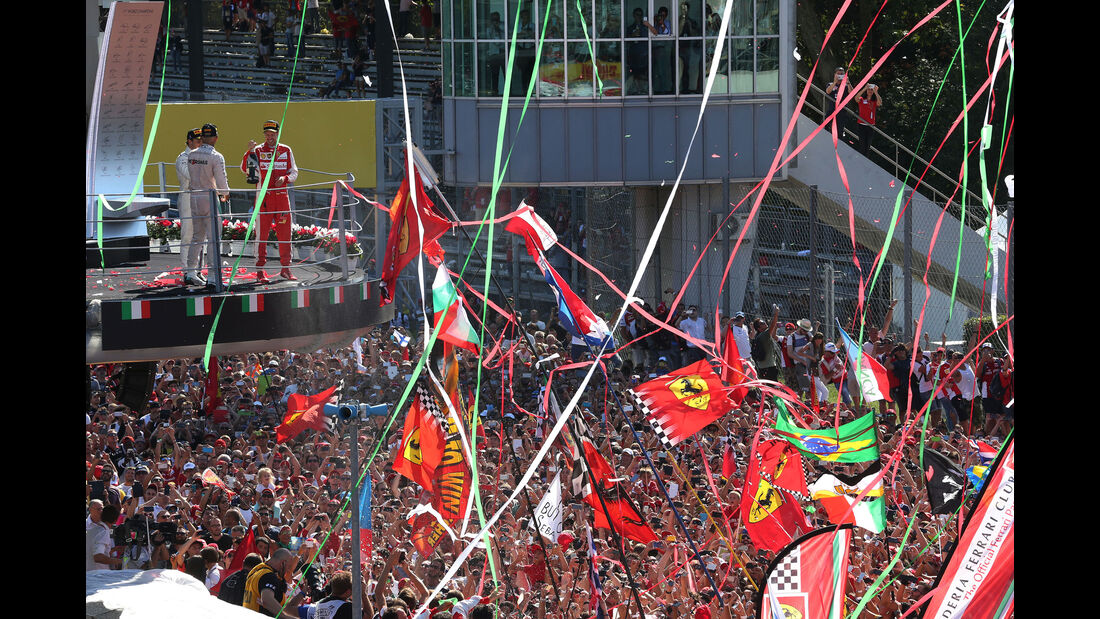 Podium - Hamilton - Vettel - Massa - GP Italien 2015 - Monza 