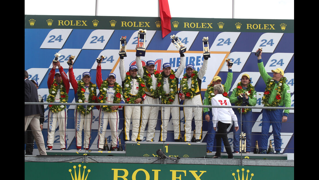 Podium Le Mans GT Am 2012
