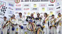 Podium VLN 2.Rennen Langstreckenmeisterschaft Nürburgring 30-04-2011