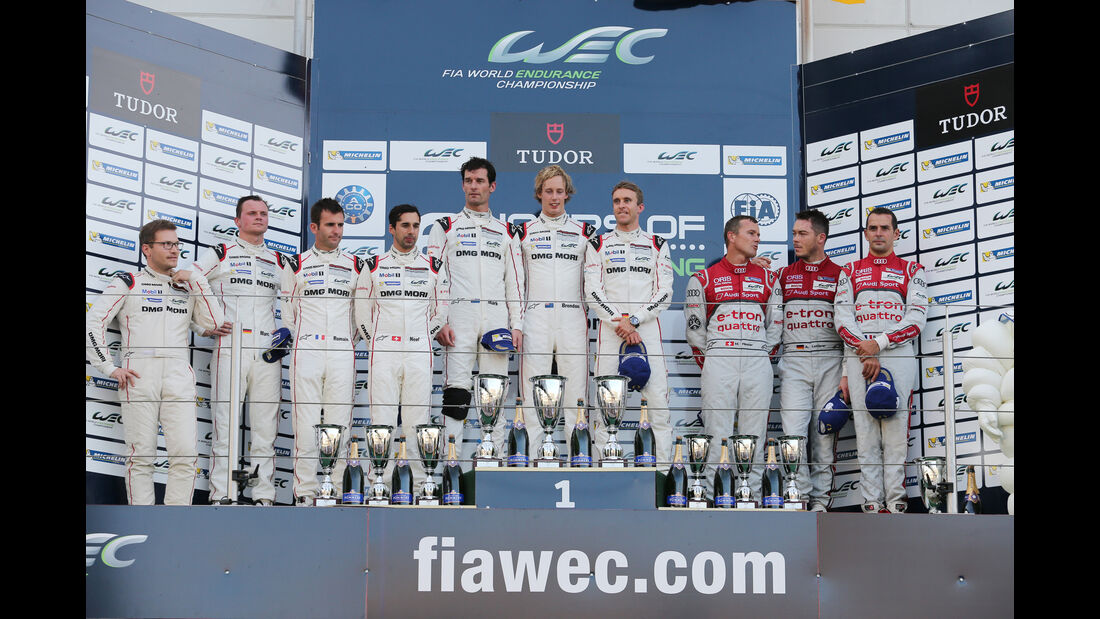 Podium - WEC Nürburgring 2015