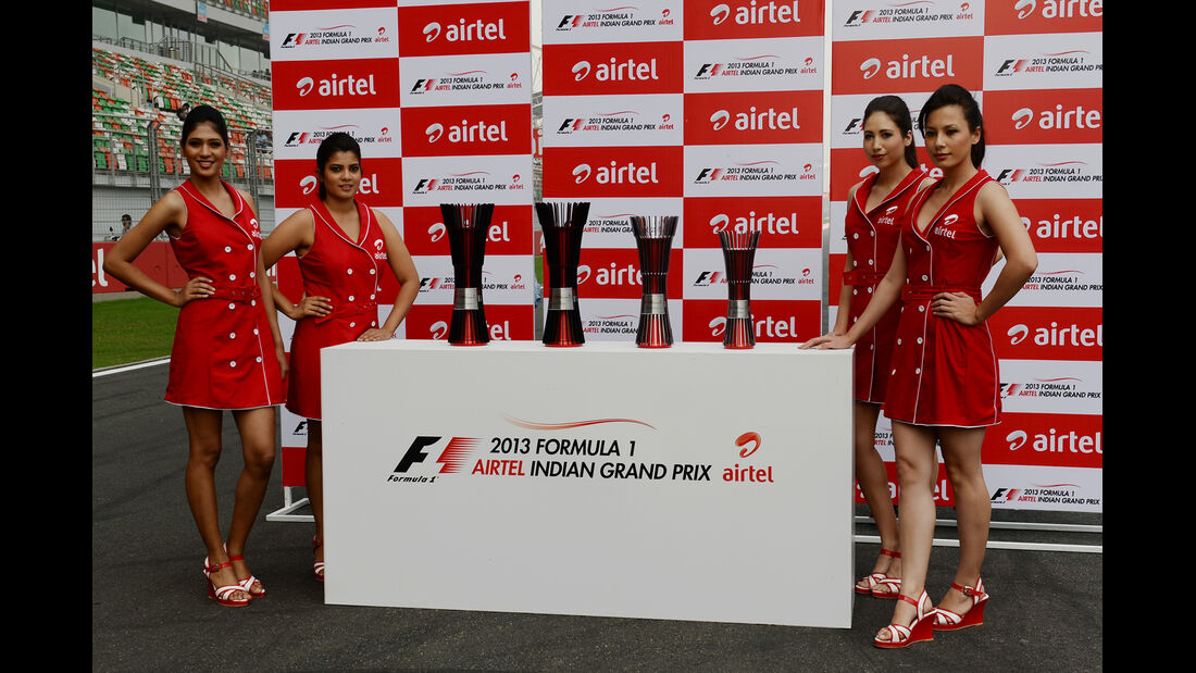 Pokale - Formel 1 - GP Indien - 25. Oktober 2013