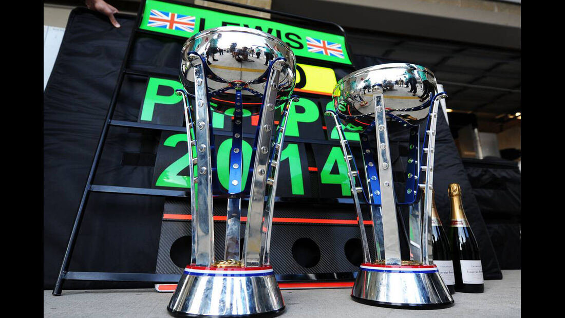 Pokale - Formel 1 - GP USA - 2. November 2014