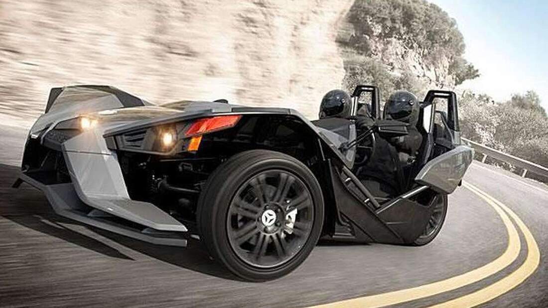 Polaris Slingshot PowerDreirad im KTMStyle auto motor und sport