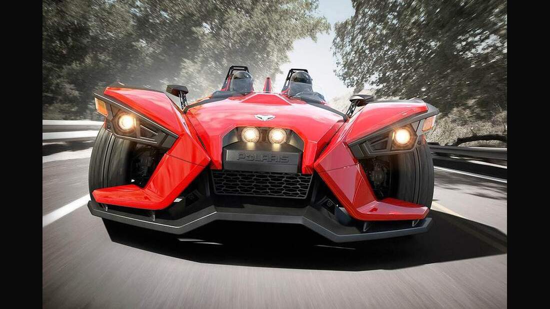 Polaris Slingshot PowerDreirad im KTMStyle auto motor und sport