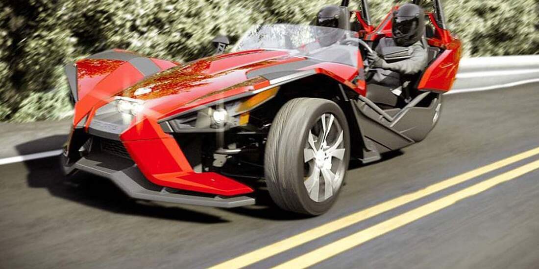 Polaris Slingshot PowerDreirad im KTMStyle auto motor und sport