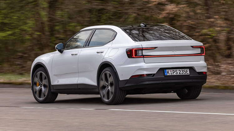 Polestar 2 test auto motor sport