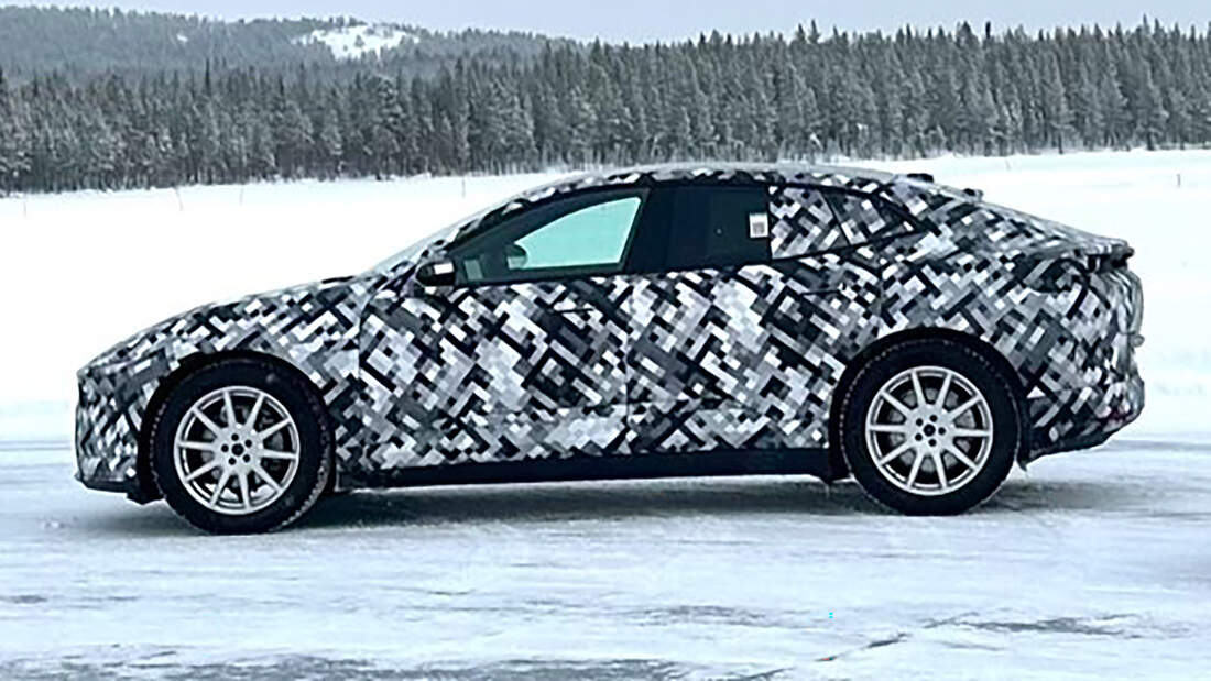 Polestar 4 Erlkönig Prototyp Wintertest