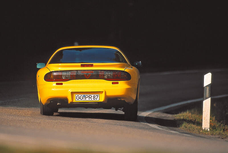 Pontiac Firebird, Heckansicht