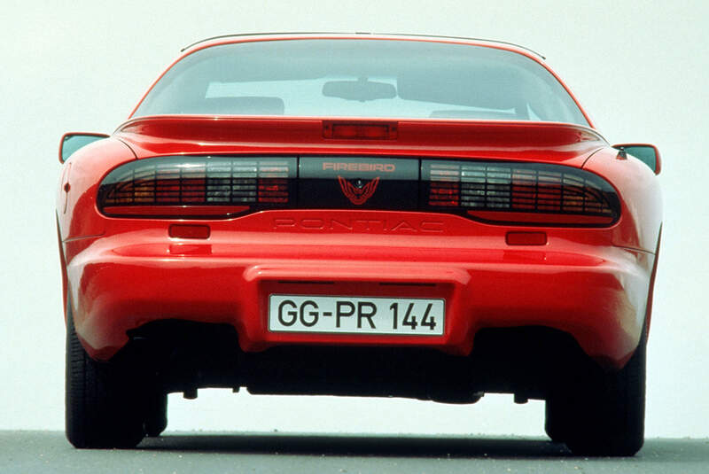 Pontiac Firebird, Heckansicht