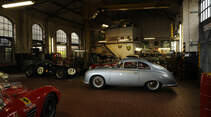 Porsche 356/2-004, Seitenansicht, Garage