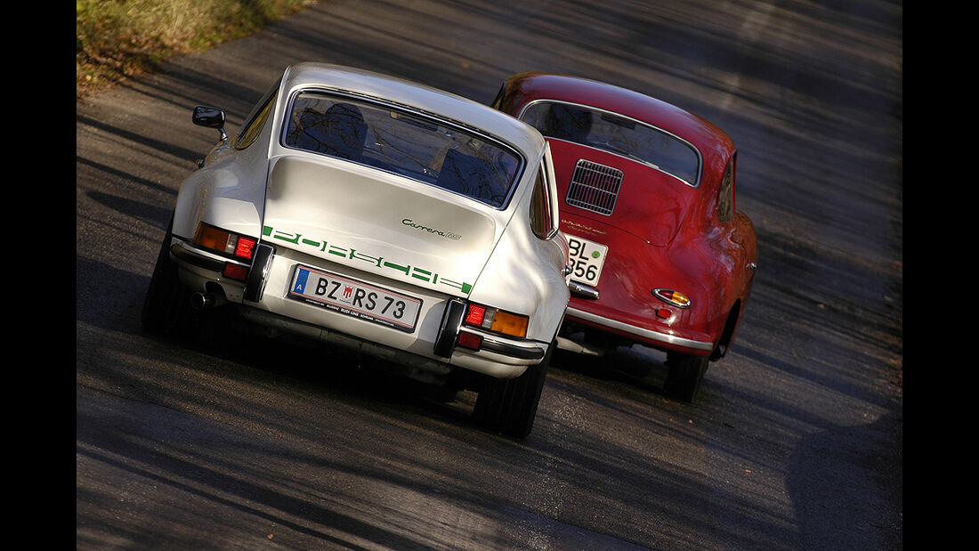 Porsche 356 A Carrera und 911 Carrera RS 2.7