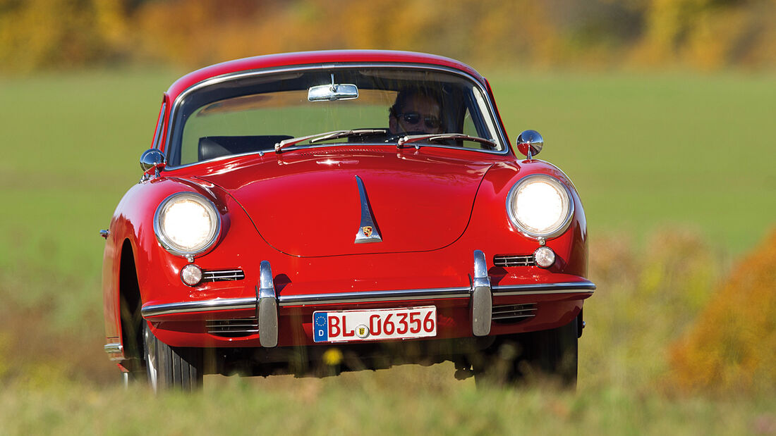 Porsche 356 C, Frontansicht