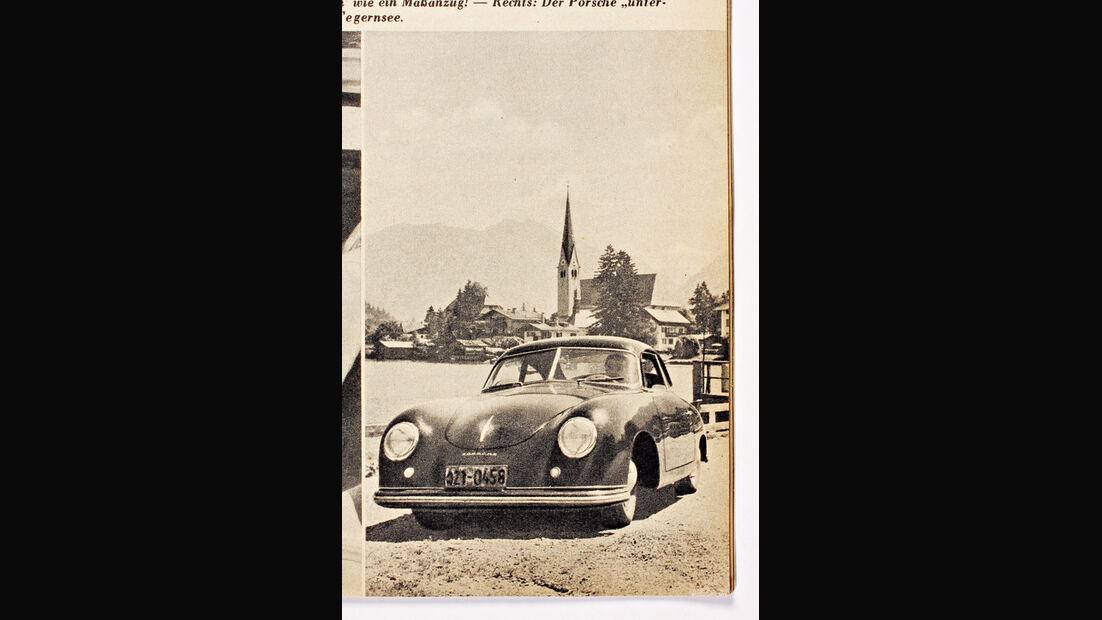 Porsche 356, Frontansicht, Rpttach-Egern, Tegernsee