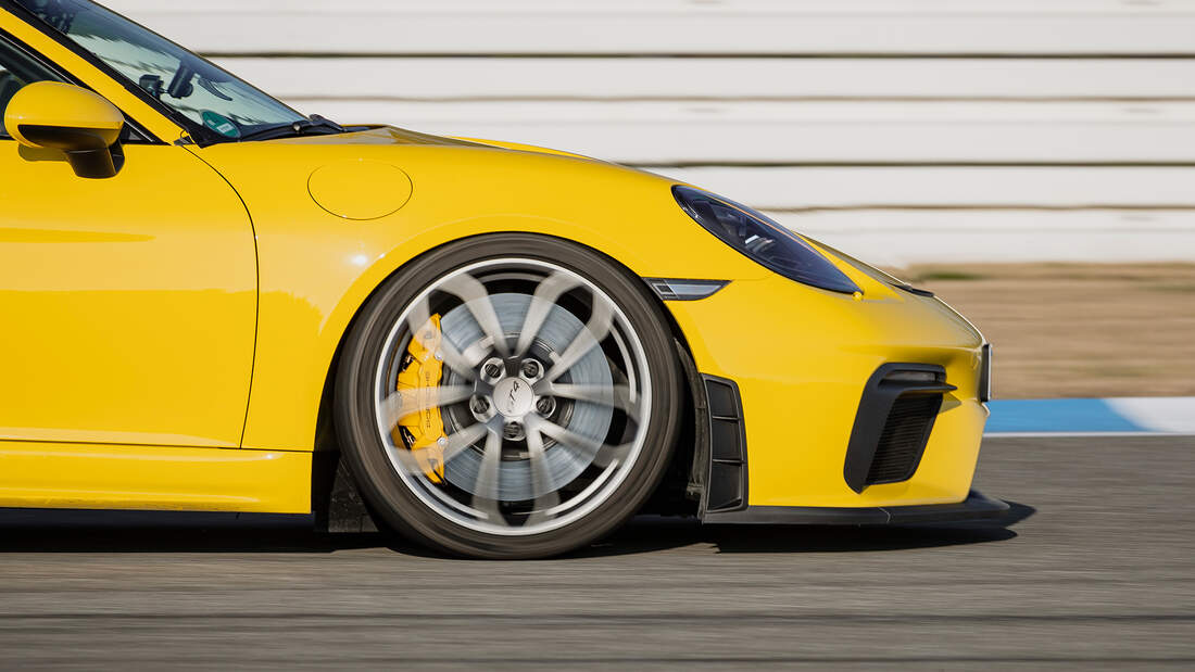 Bremsentest Porsche 718 Cayman GT4 AUTO MOTOR UND SPORT