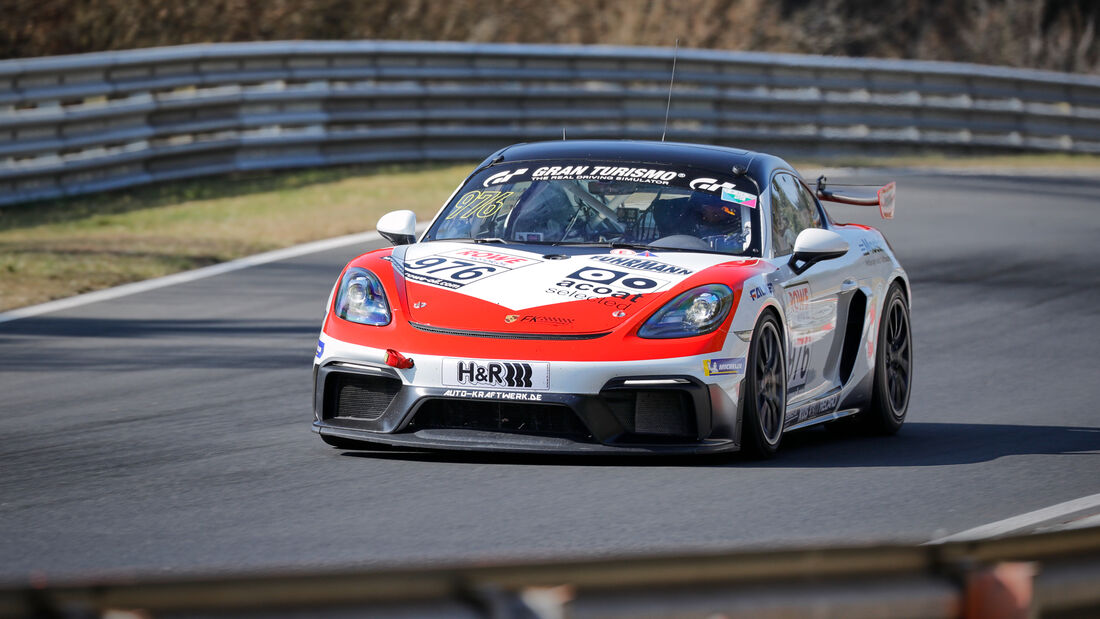 Porsche 718 Cayman GT4 CS - Startnummer #976 - FK Performance Motorsport - Cup3 - NLS 2022 - Langstreckenmeisterschaft - Nürburgring - Nordschleife