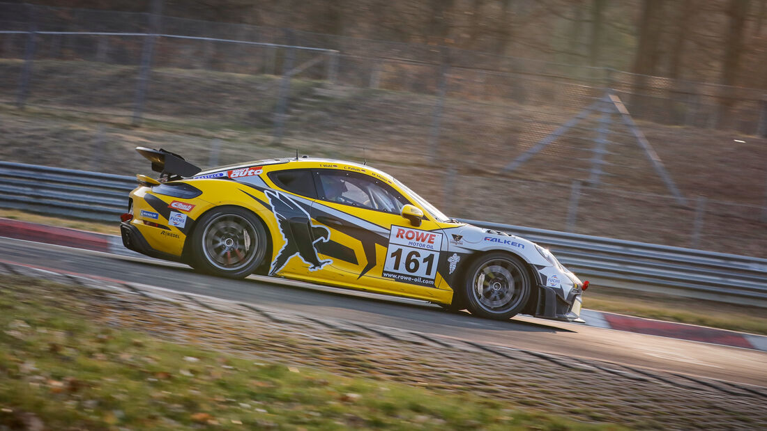 Porsche 718 Cayman GT4 RS CS - Startnummer #161 -  BLACK FALCON Team TEXTAR - SP10 - NLS 2022 - Langstreckenmeisterschaft - Nürburgring - Nordschleife