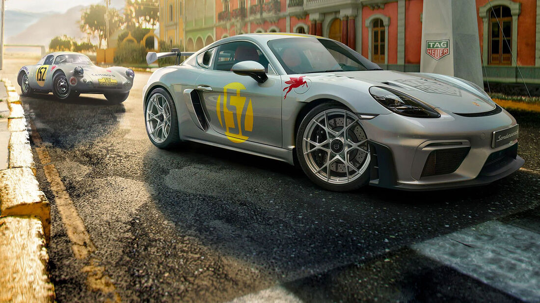 Porsche 718 Cayman GT4 RS TAG Heuer Carrera Panamericana Tribut