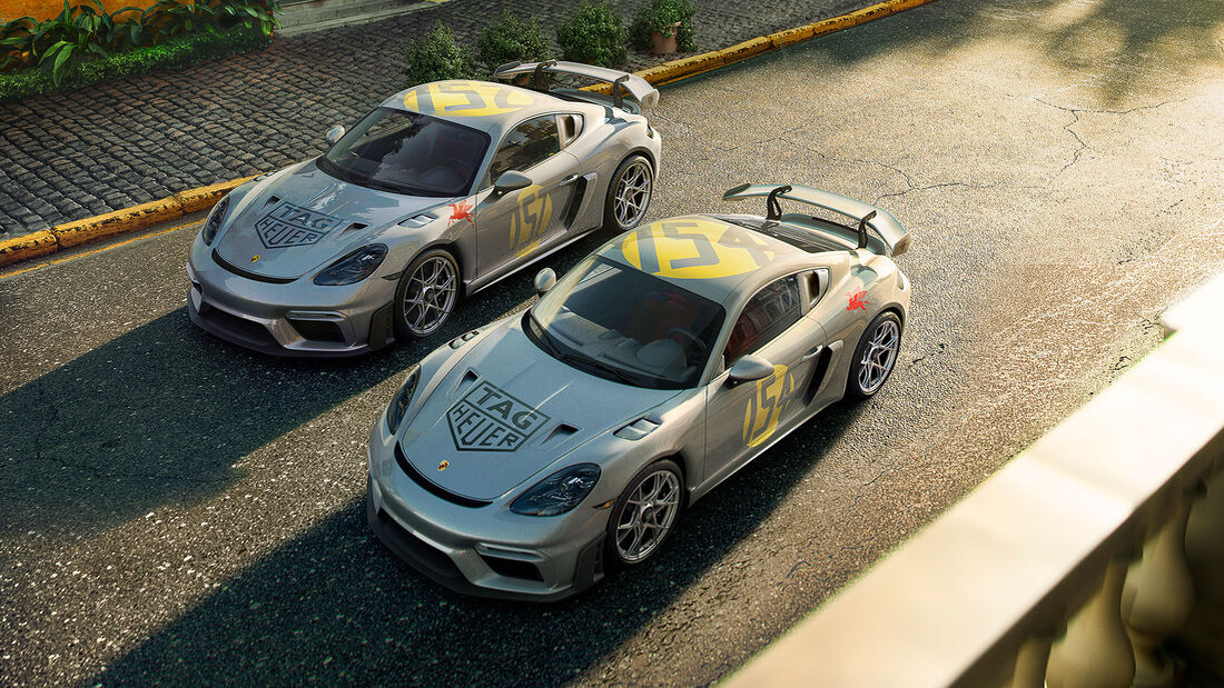 Porsche 718 Cayman GT4 RS TAG Heuer Carrera Panamericana Tribut