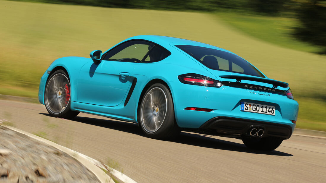 Porsche 718 Cayman S, Heckansicht