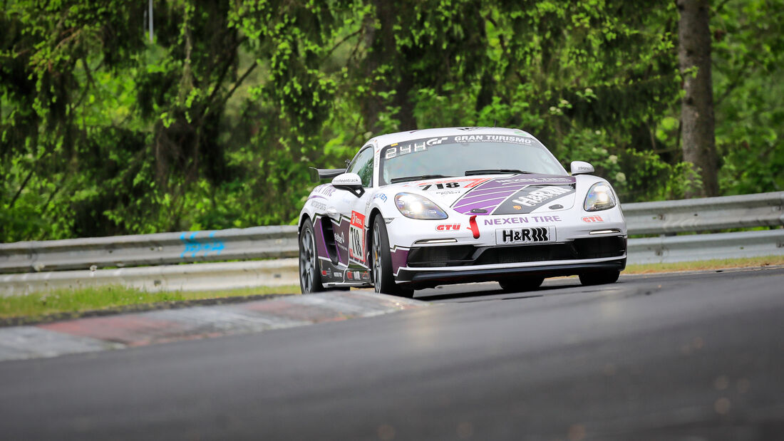 Porsche 718 GTS - Startnummer #718 - Klasse: SP 4T - 24h-Rennen - Nürburgring - Nordschleife - 03. - 06. Juni 2021