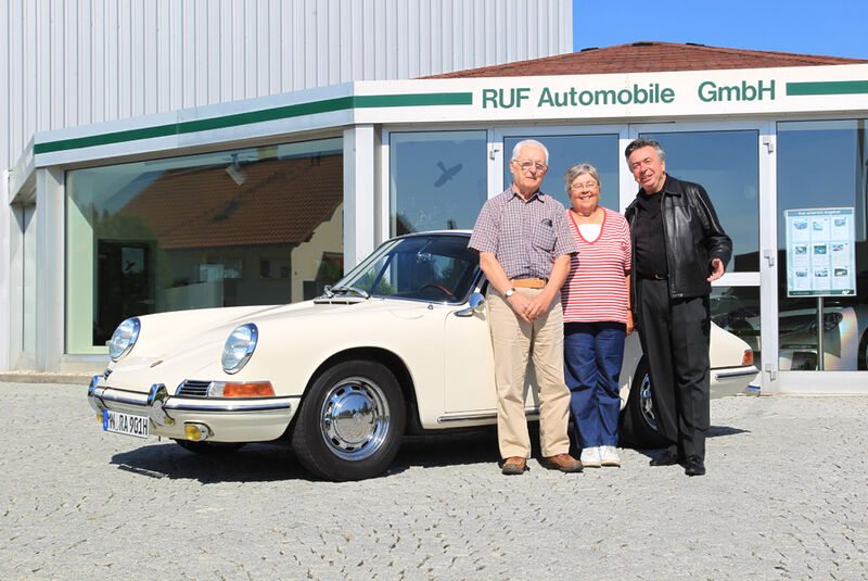 Porsche 901, Alois Ruf, Sorjo Renta mit Frau