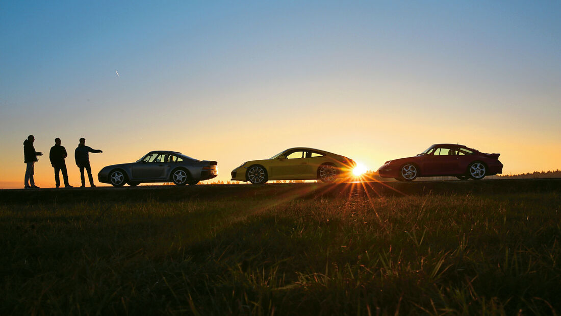 Porsche 911 (991), Porsche 959, Porsche 993, sport auto 12/2015