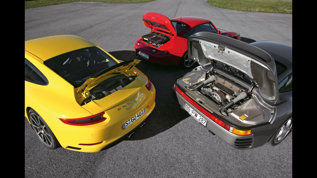 Porsche 911 (991), Porsche 959, Porsche 993, sport auto 12/2015