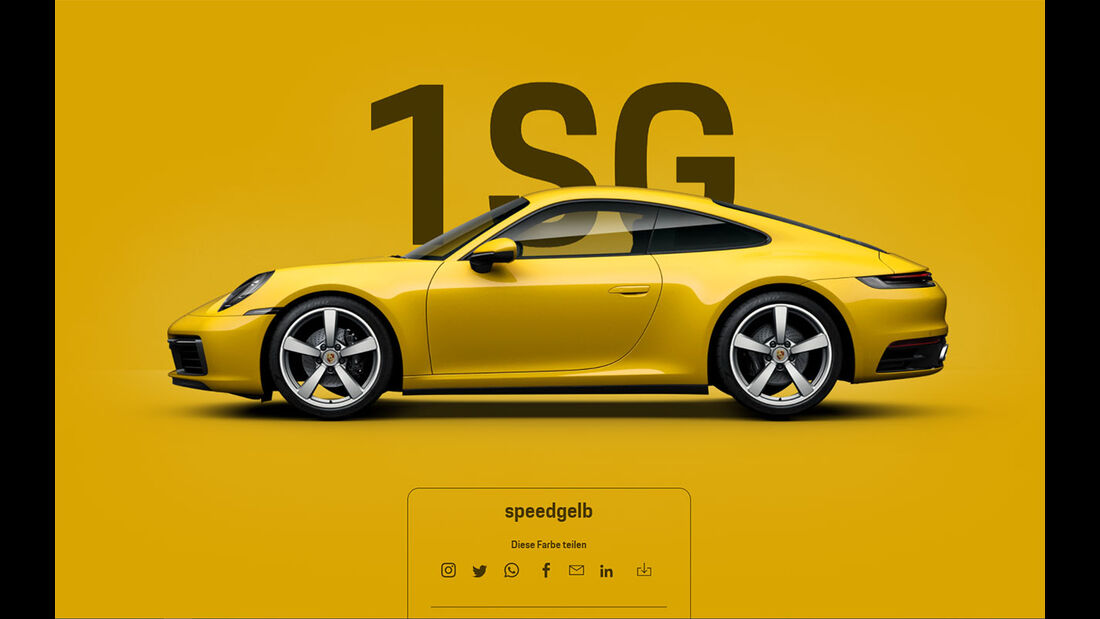 Porsche 911 991 speedgelb