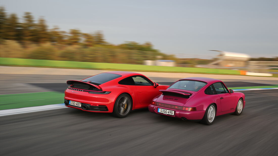 Porsche 911 (992) Carrera S, Porsche 911 (964) Exterieur