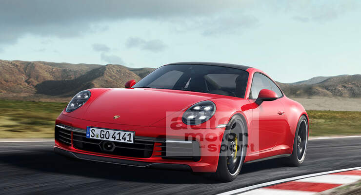 Porsche 911 992 Retusche
