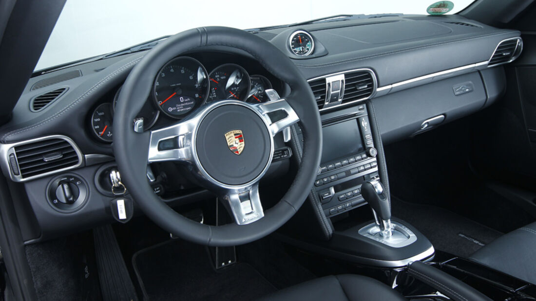 Porsche 911 Black Edition, Cockpit, Lenkrad