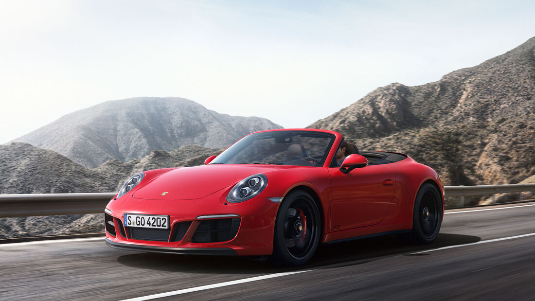 Porsche 911 Carrera 4 GTS - Cabrio - Sportwagen - Turbo - Heckmotor