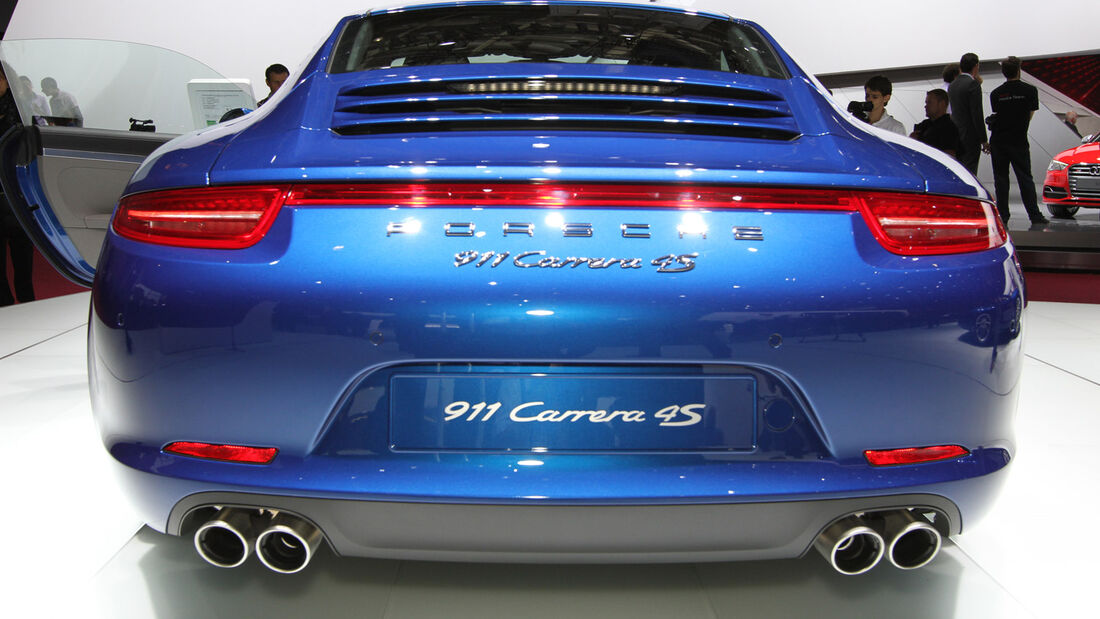 Porsche 911 Carrera 4S, Messe, Autosalon Paris 2012