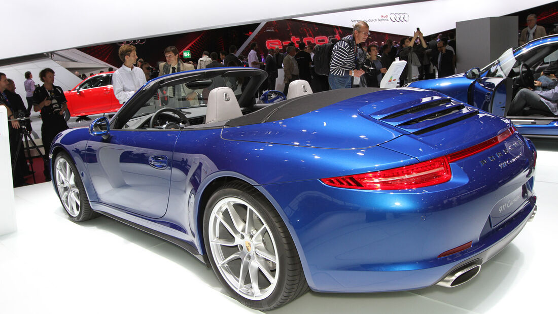 Porsche 911 Carrera 4S, Messe, Autosalon Paris 2012