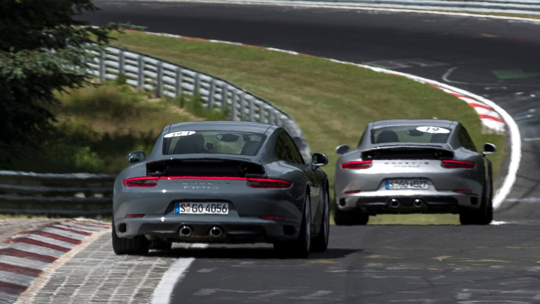 Porsche 911 Carrera 4S auf der Nordschleife