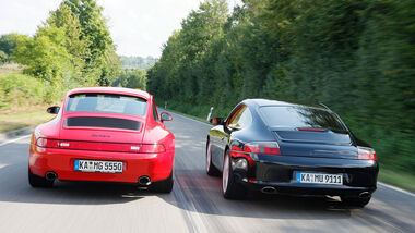 Porsche-911-Carrera-993-und-996-im-Fahrbericht