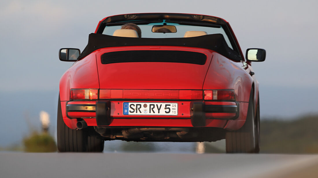 Porsche 911 Carrera Cabrio, Heckansicht