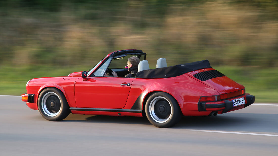 Porsche 911 Carrera Cabrio, Seitenansicht