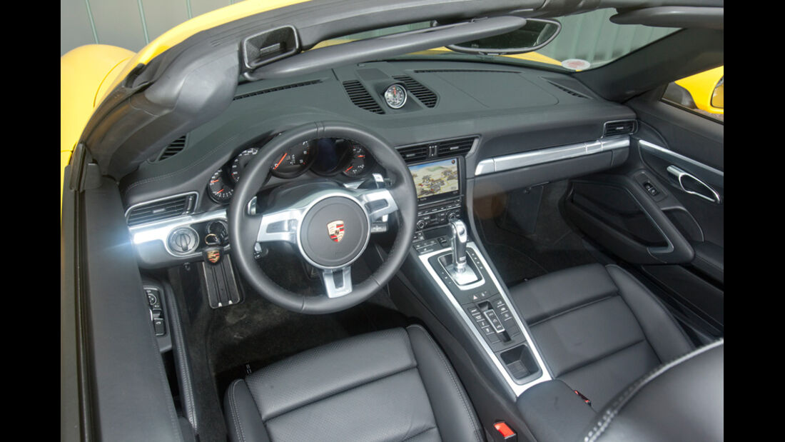 Porsche 911 Carrera Cabriolet, Cockpit