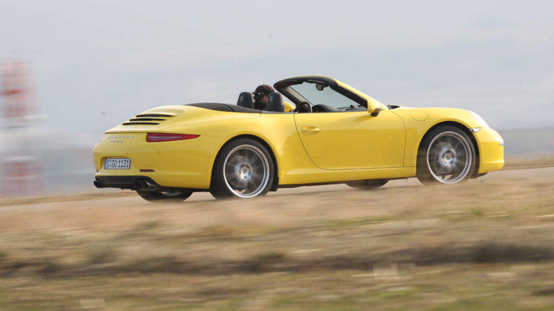 Porsche 911 Carrera Cabriolet, Seitenansicht