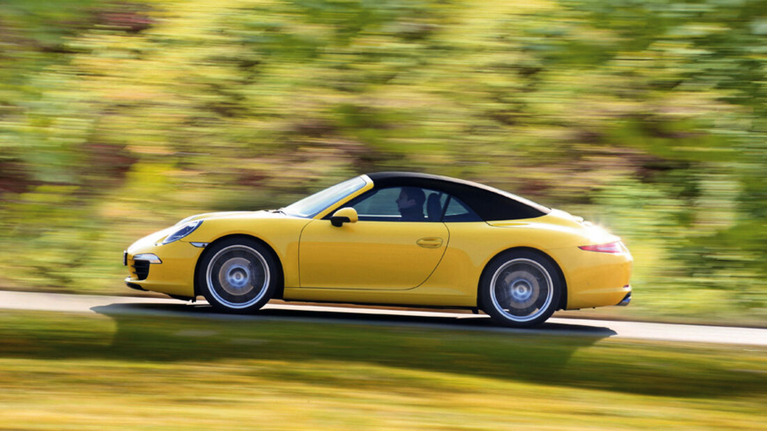 Porsche 911 Carrera Cabriolet, Seitenansicht