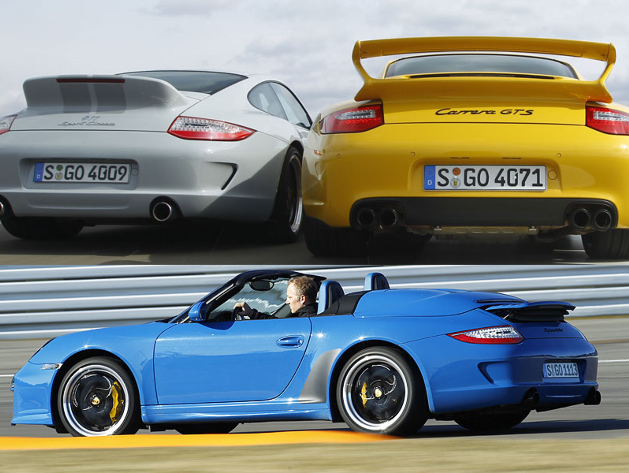 Test Porsche 911 Carrera GTS, Classic & Speedster: Letzte 911er