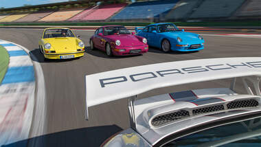 Porsche 911 Carrera RS 2.7, Porsche 964, Porsche 993, Porsche 997 (4.0), Frontansicht