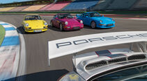 Porsche 911 Carrera RS 2.7, Porsche 964, Porsche 993, Porsche 997 (4.0), Frontansicht