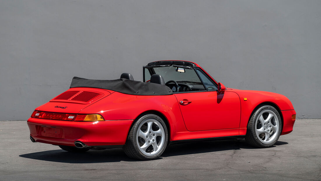 Porsche 911 Carrera S Cabrio (993) 1998 Indischrot Guards Red