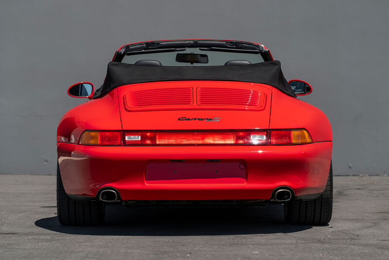 Porsche 911 Carrera S Cabrio (993) 1998 Indischrot Guards Red