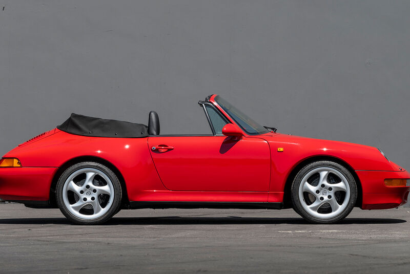 Porsche 911 Carrera S Cabrio (993) 1998 Indischrot Guards Red